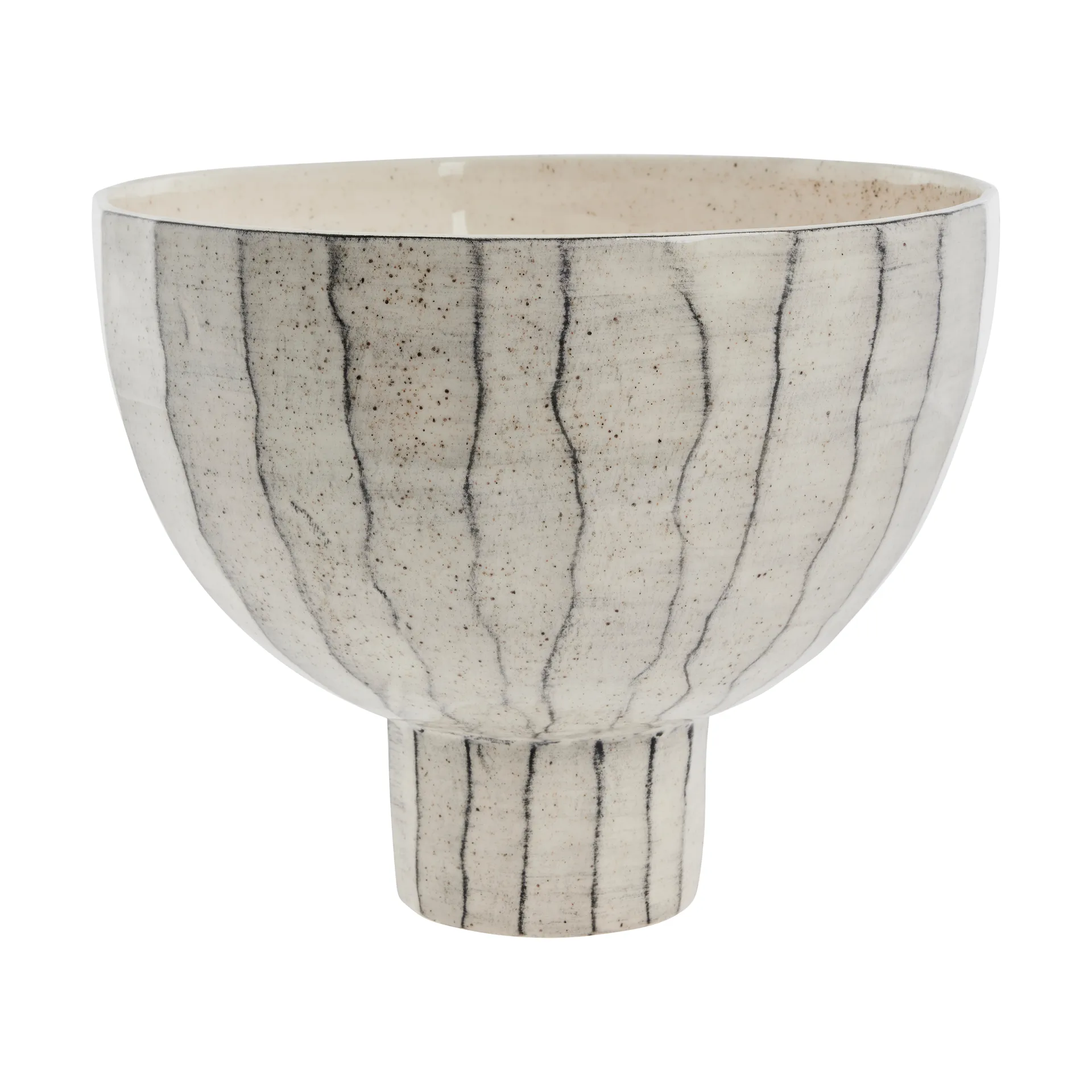 Cassie διακοσμητικό μπολ Ø30,5 cm, Off White-Black Lene Bjerre