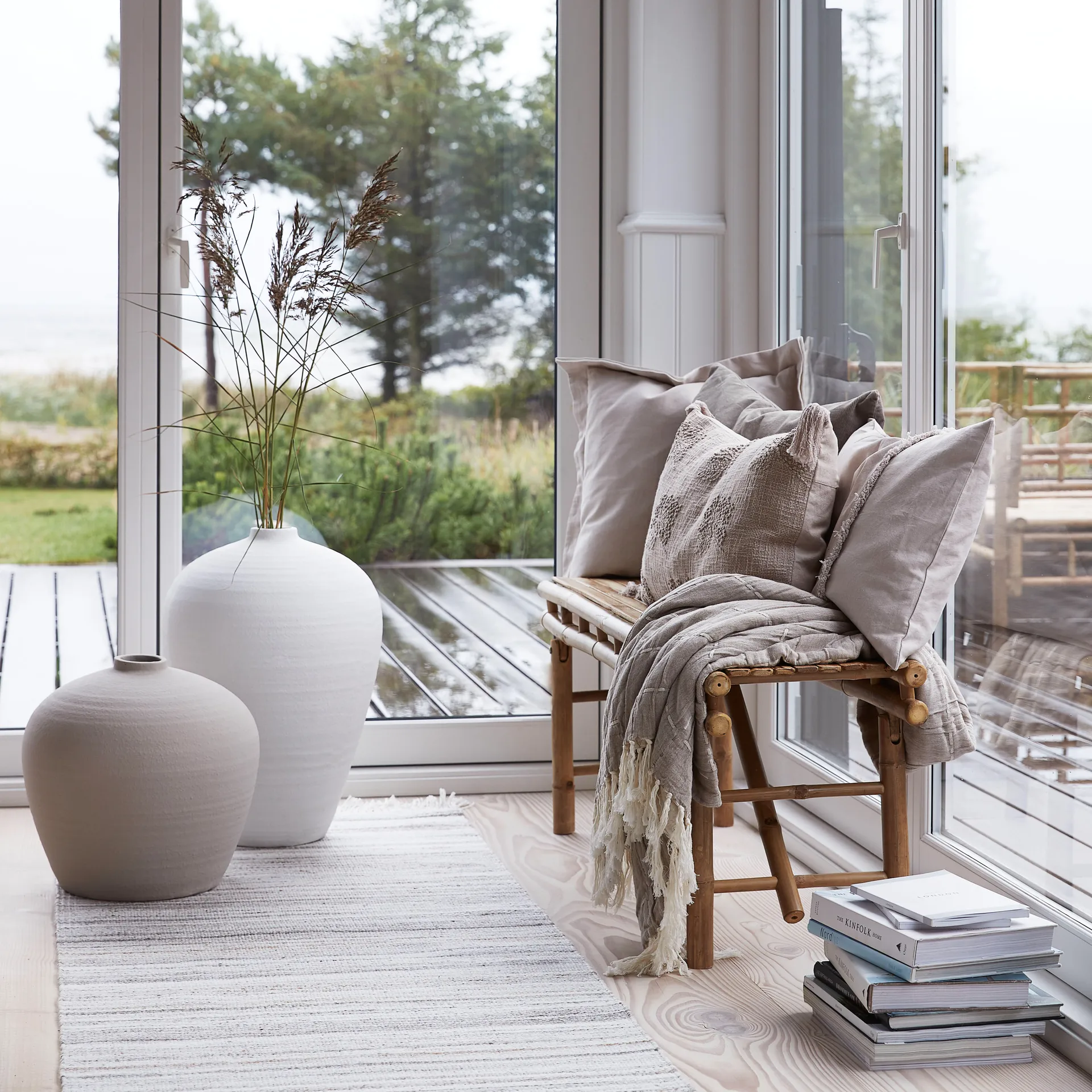 Catia βάζο 38 cm, Ασημί γκρι Lene Bjerre