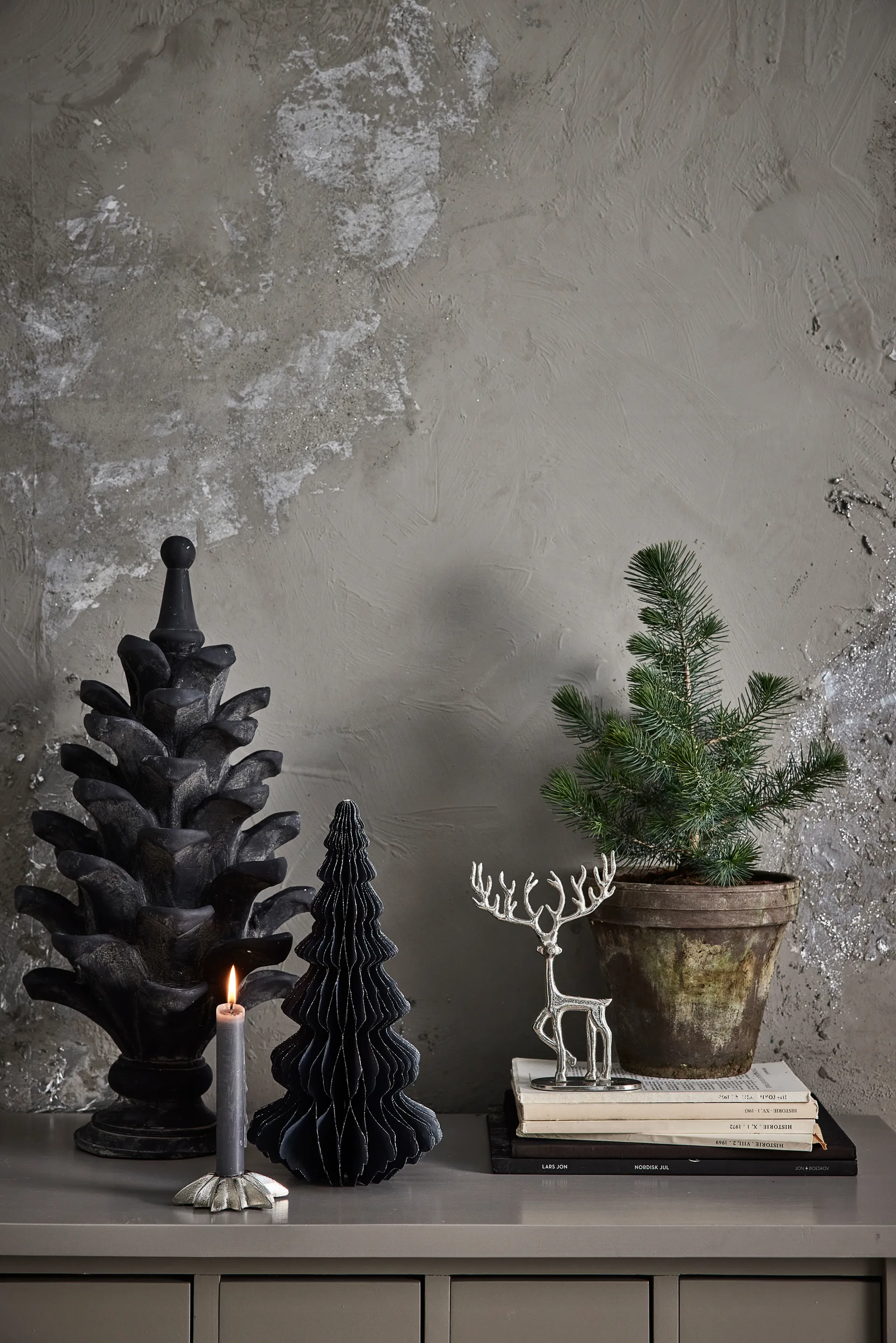 Caville κηροπήγιο αστέρι 9.5 εκ., ασημί Lene Bjerre