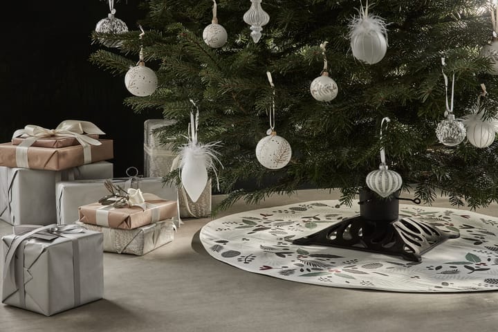 Cristivia Chrsitmas tree χαλί Ø110 cm, λευκό-πολύχρωμο Lene Bjerre
