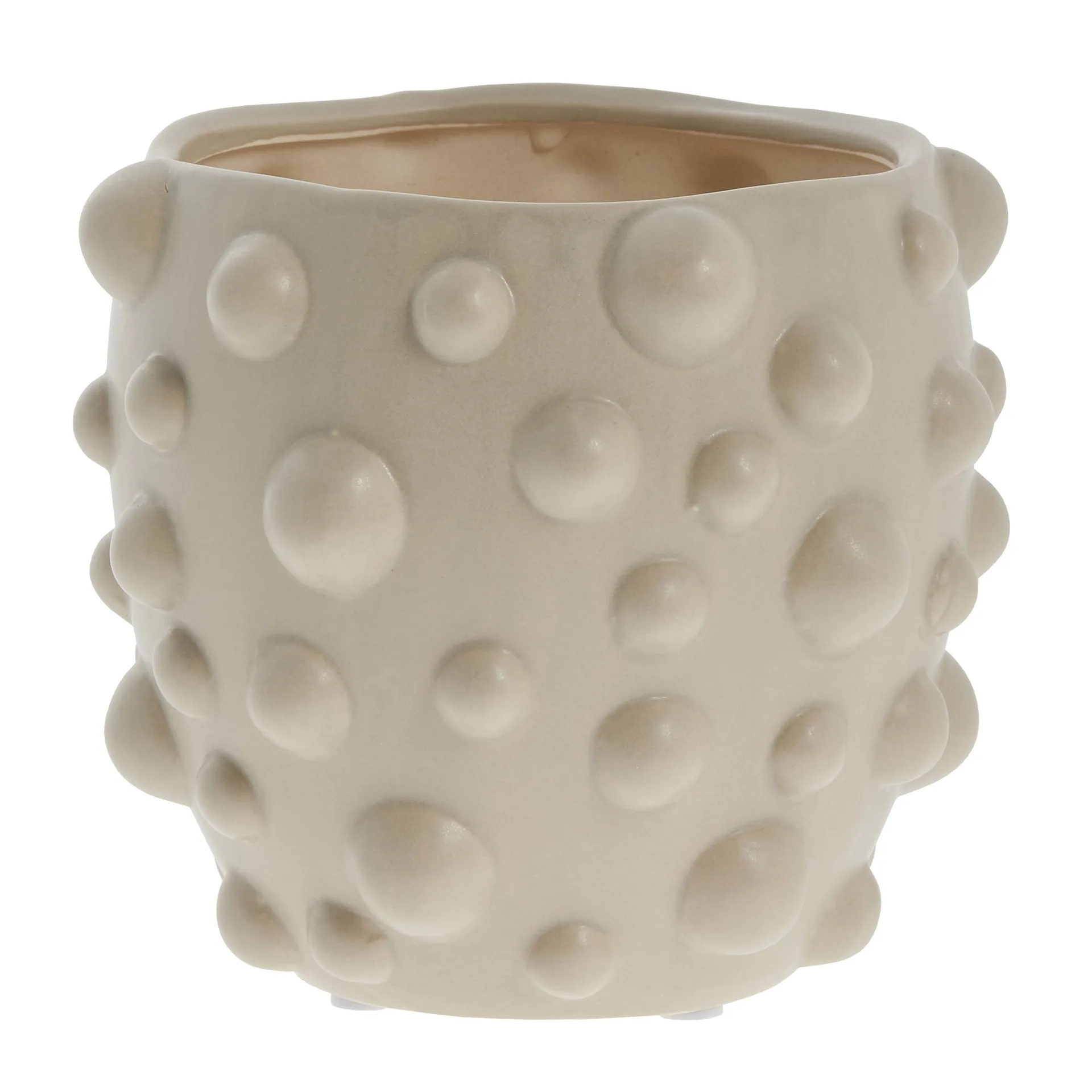 Doelle γλάστρα Ø14.5 cm, Χρώμα του λινού Lene Bjerre