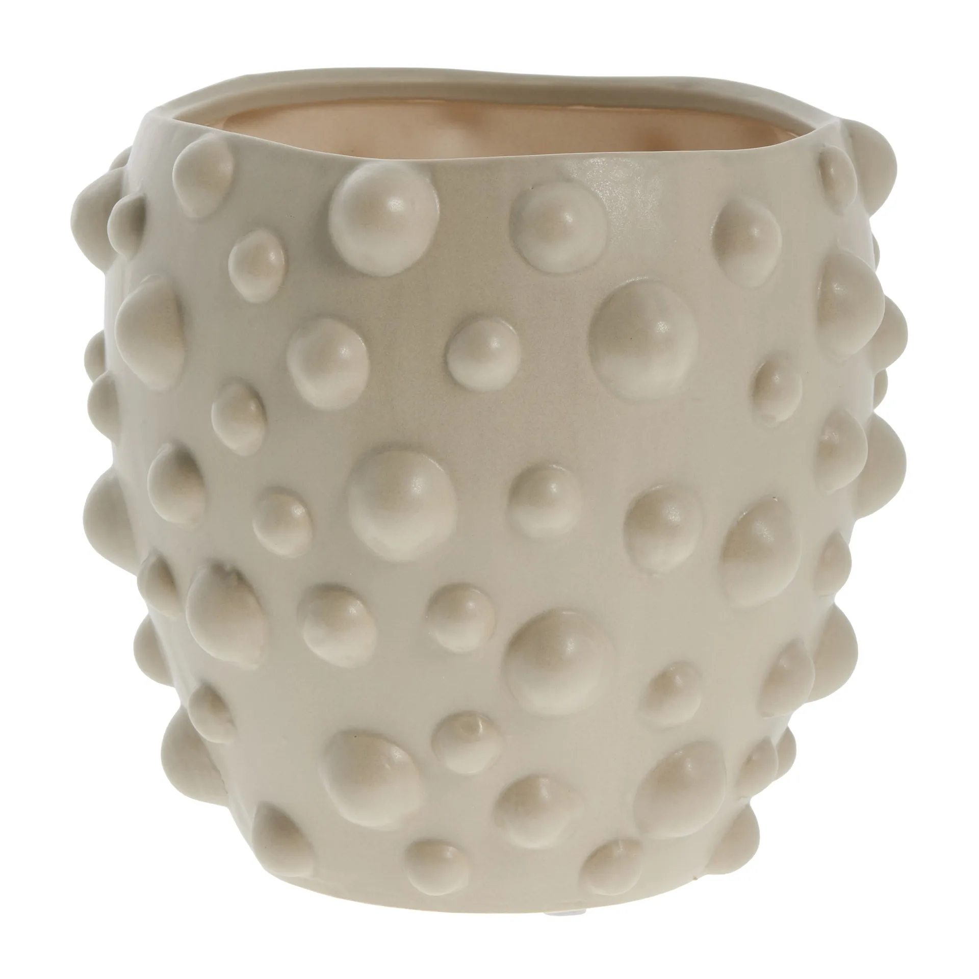 Doelle γλάστρα Ø17.5 cm, Χρώμα του λινού Lene Bjerre