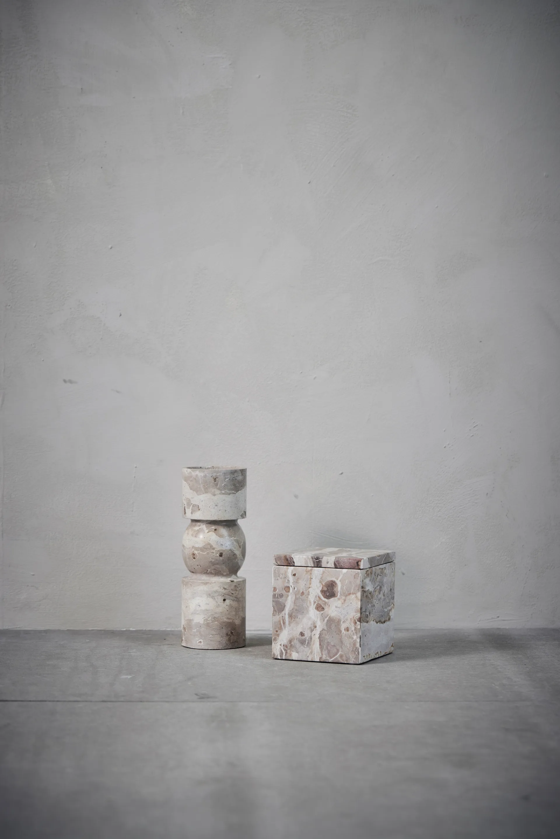Κουτί αποθήκευσης Ellia μαρμάρινο 12x12 cm, Linen Lene Bjerre