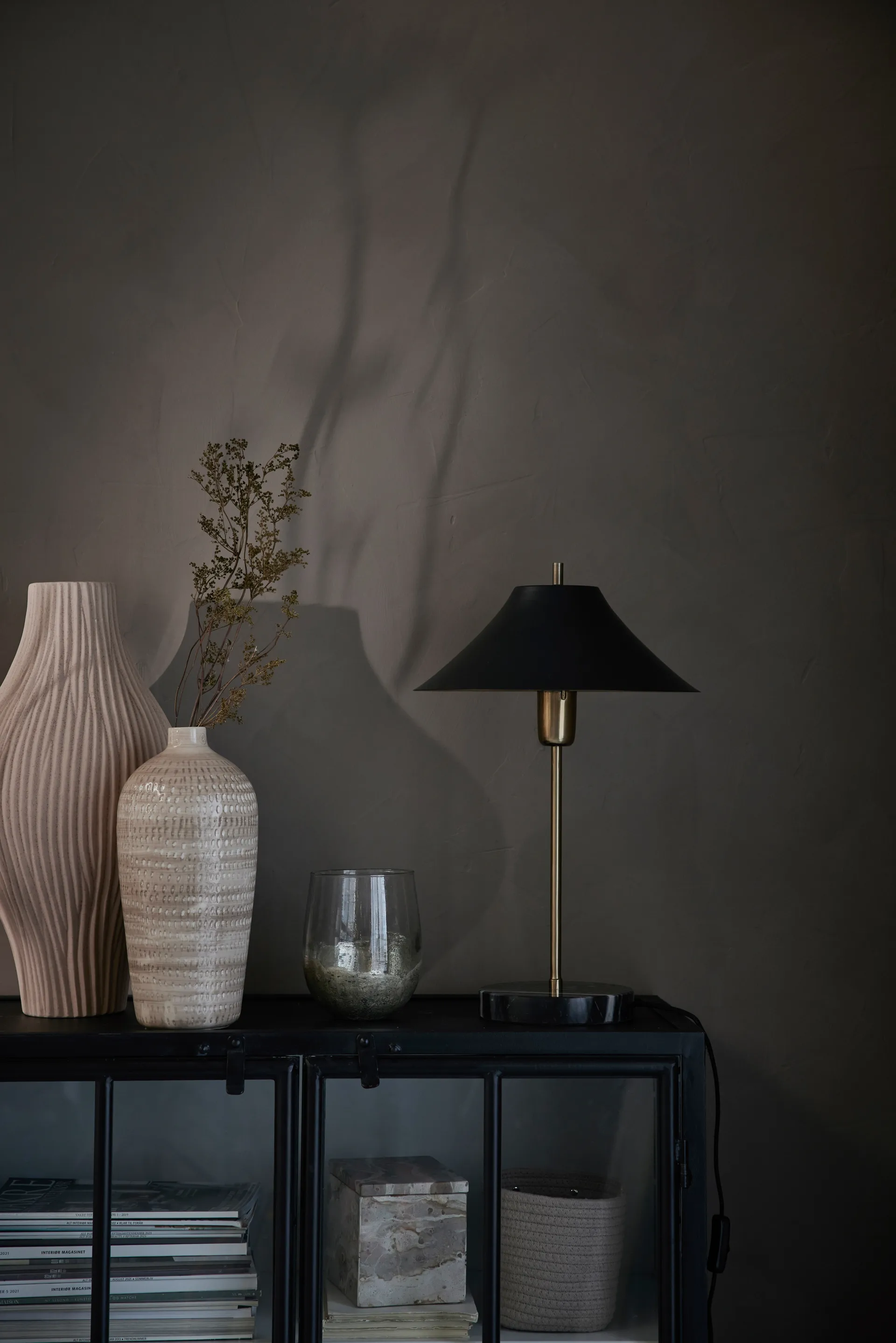 Διακοσμητικό βάζο, Esmia, 50 εκ, Πούδρα Lene Bjerre