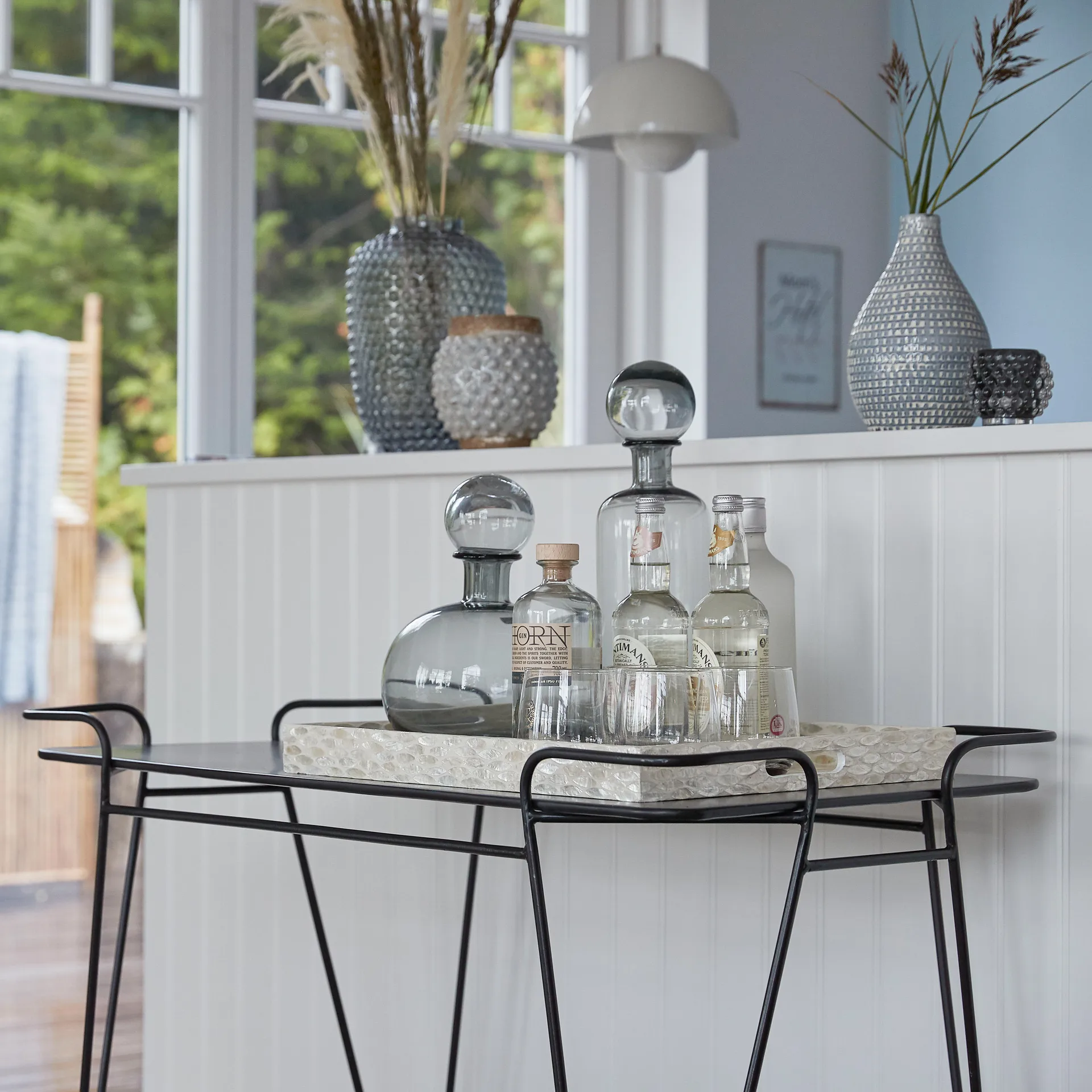 Hedria καράφα 27,5 cm, Φιμέ γκρι Lene Bjerre