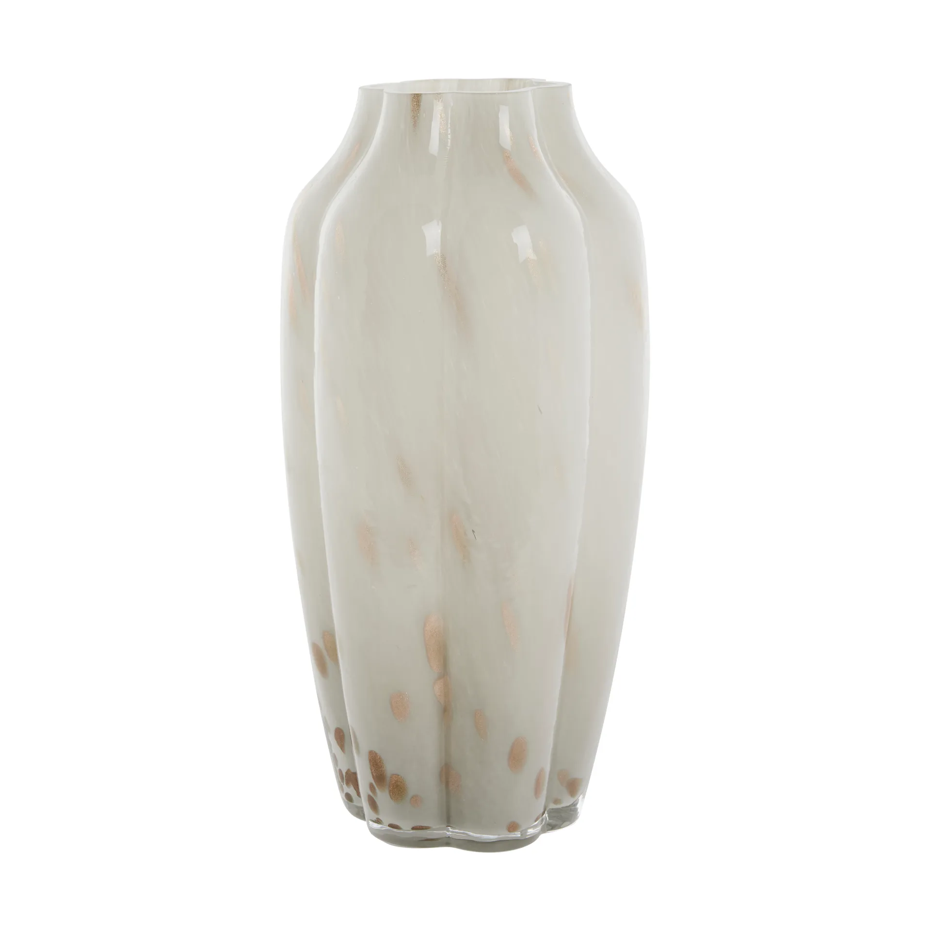 Βάζο Mara 15x15 cm, Off White-Light gold Lene Bjerre