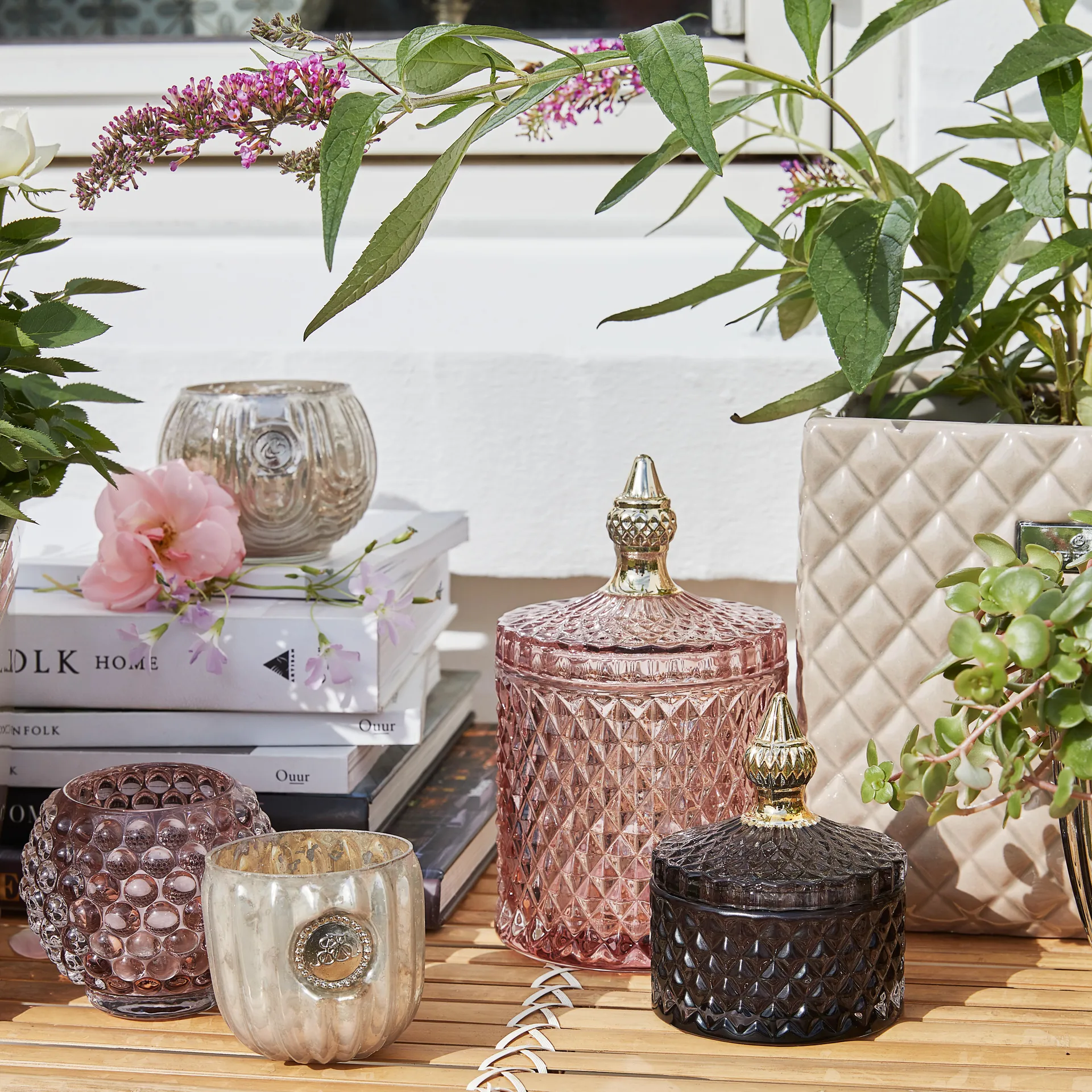 Miya βάζο αποθήκευσης 10.5 cm, Θαμπό τριανταφυλλί Lene Bjerre