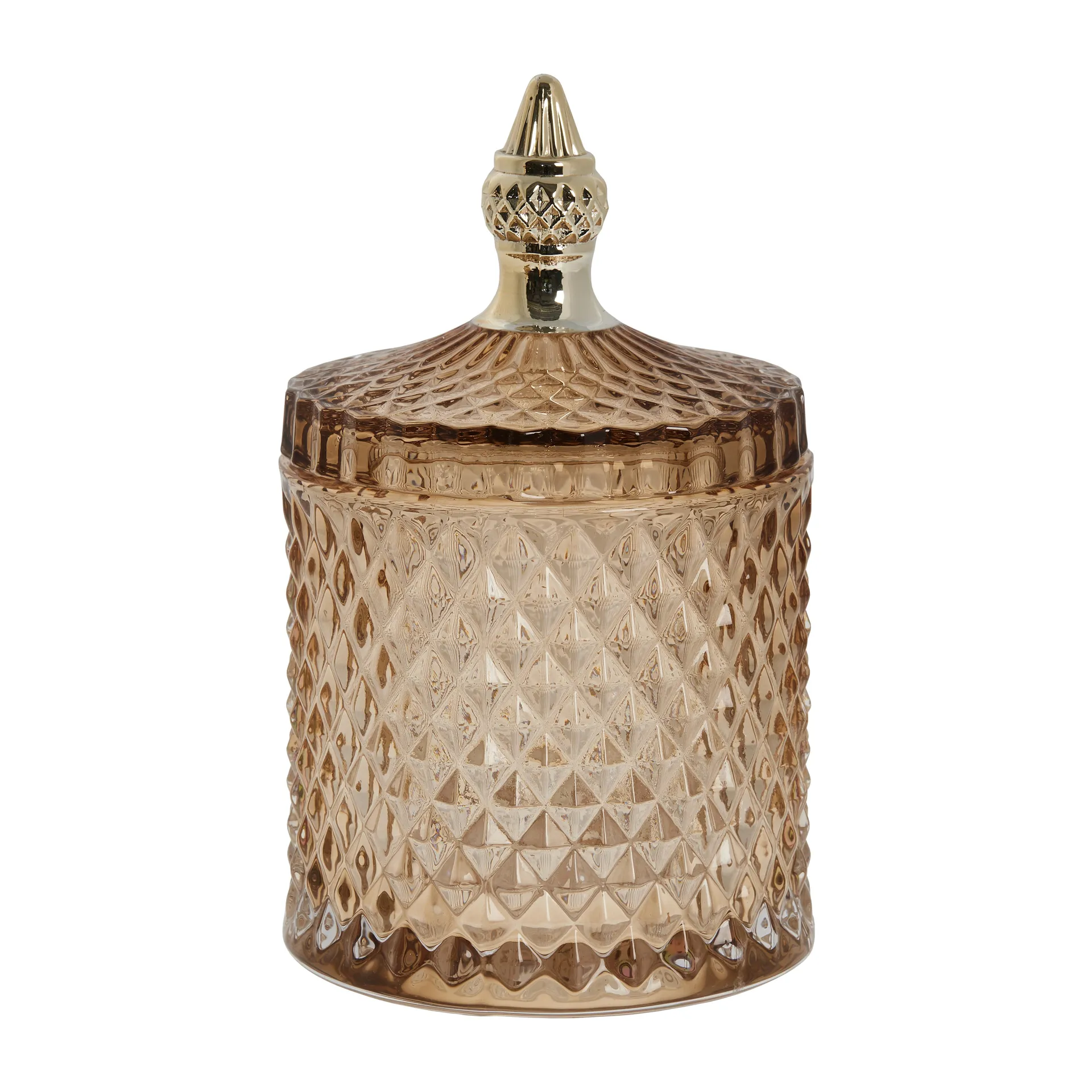 Miya βάζο αποθήκευσης 10.5 cm, Χρυσαφί καφέ Lene Bjerre