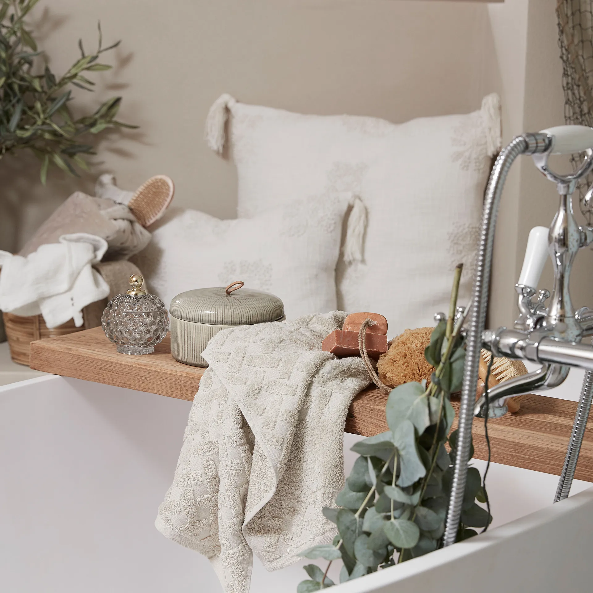 Miya βάζο αποθήκευσης 10cm, Ανοιχτό γκρι Lene Bjerre