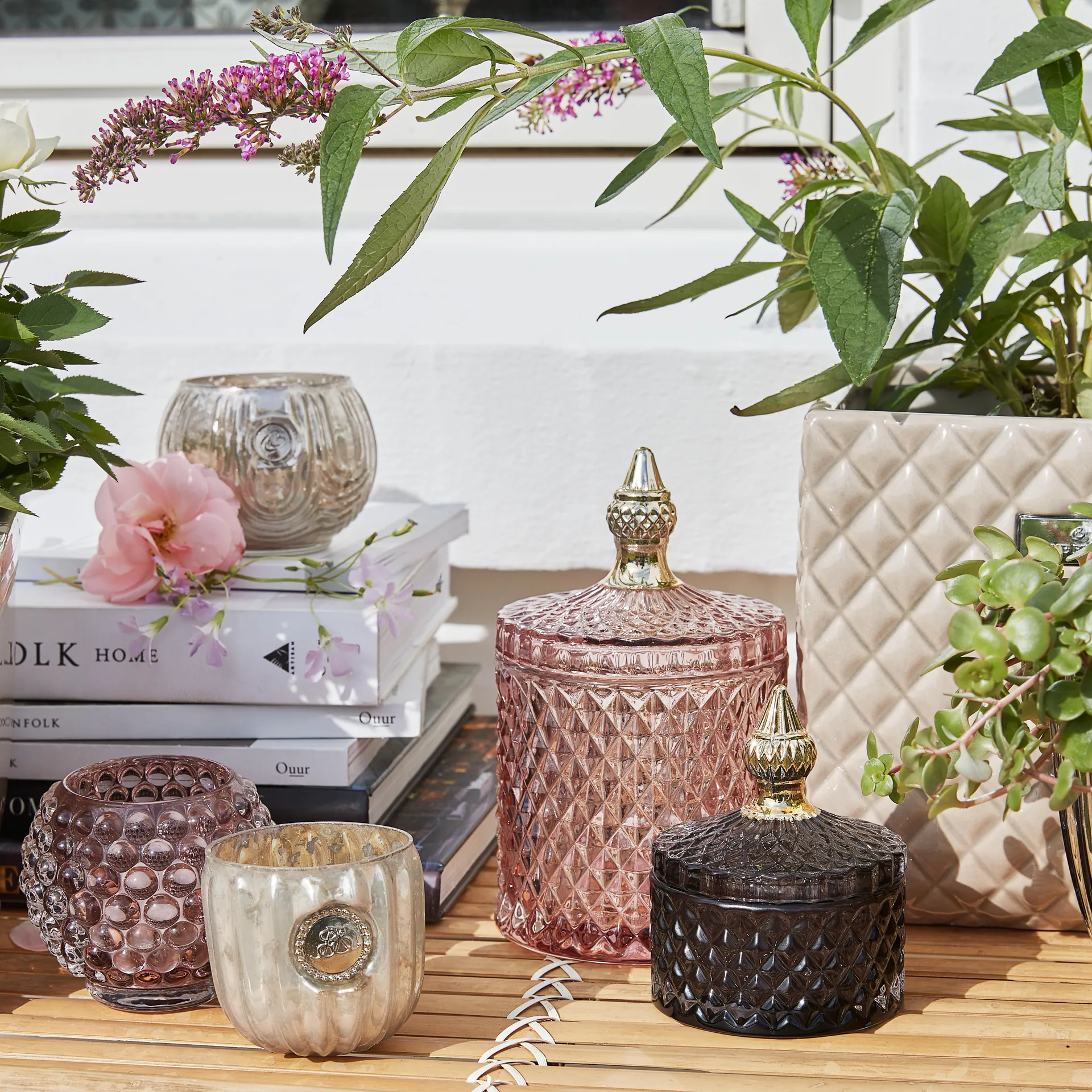 Miya βάζο αποθήκευσης 8.5cm, Σκούρο γκρι Lene Bjerre