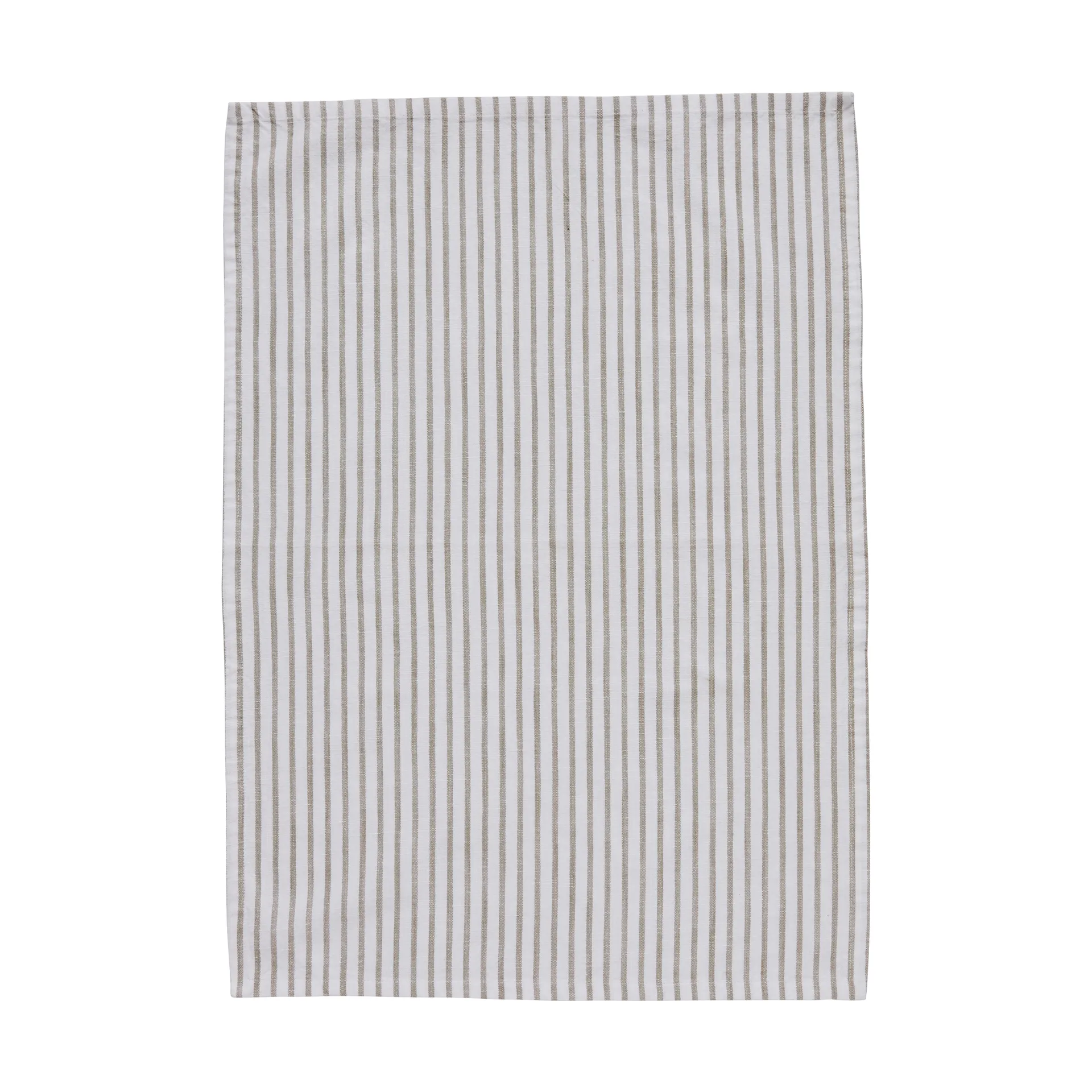 Πετσέτα κουζίνας Olivia με λεπτές ρίγες 50x70 cm, Off White-Linen Lene Bjerre
