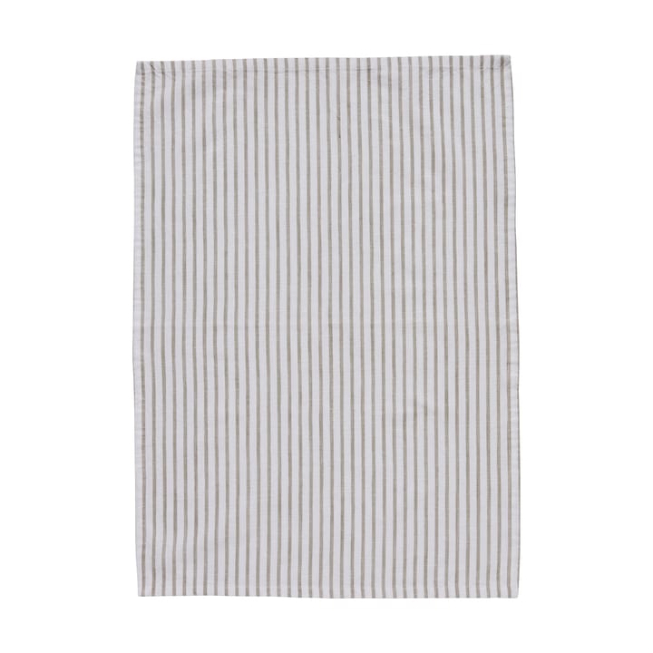 Πετσέ�τα κουζίνας Olivia με λεπτές ρίγες 50x70 cm - Off White-Linen - Lene Bjerre