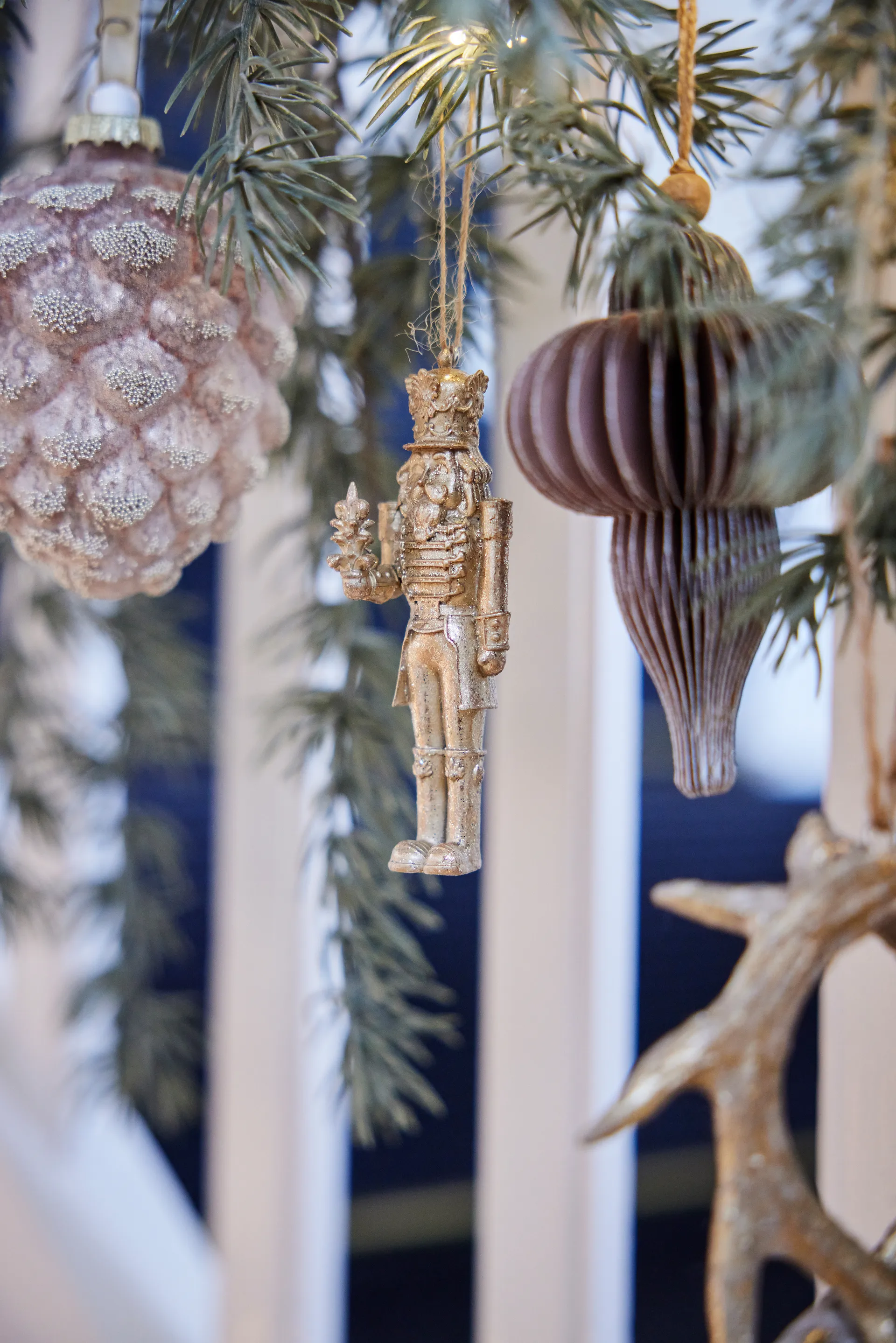 Paline διακοσμητικό κρεμαστό 10 εκ., Dark rose-silver Lene Bjerre