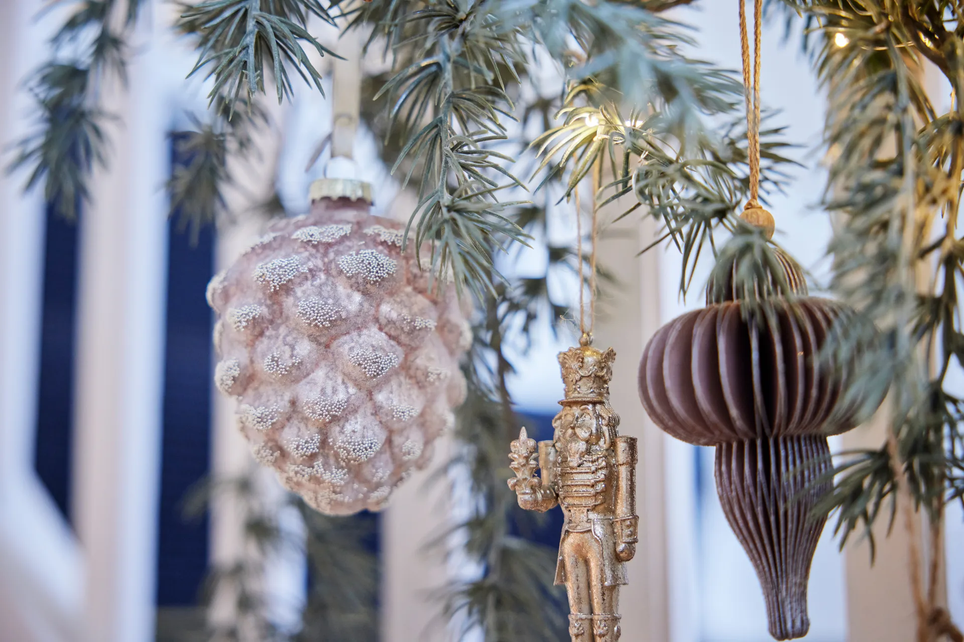 Paline διακοσμητικό κρεμαστό 10 εκ., Dark rose-silver Lene Bjerre