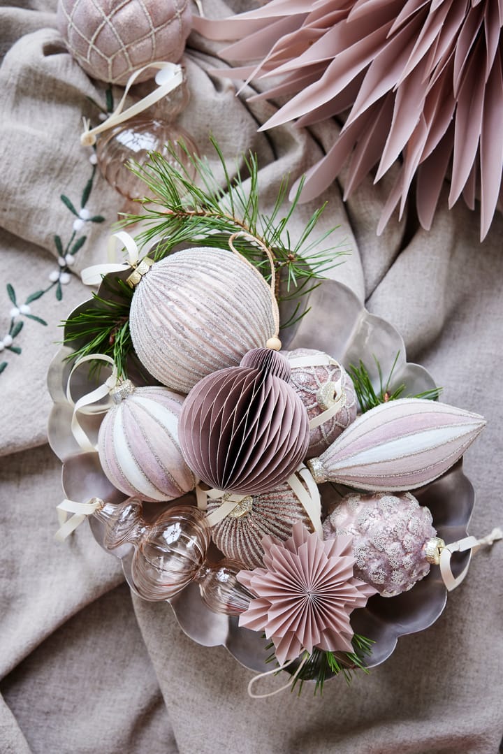 Paline διακοσμητικό κρεμαστό Ø10 εκ., Dark rose-silver Lene Bjerre