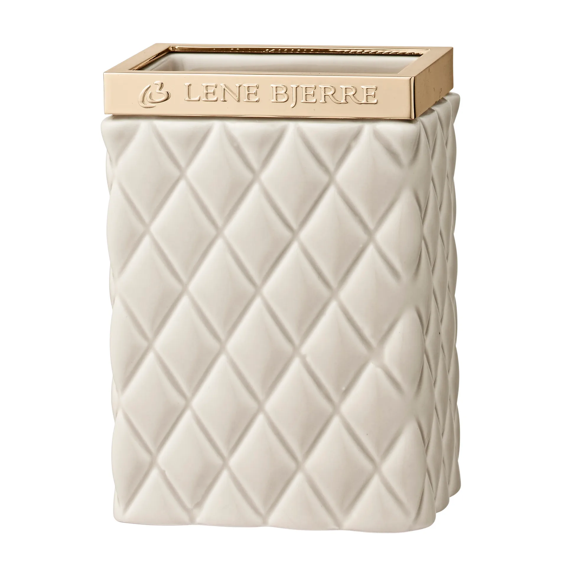 Portia κύπελλο οδοντόβουρτσας, καμηλό-χρυσαφί Lene Bjerre