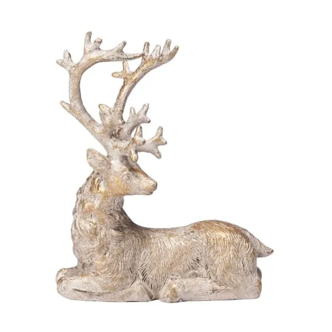 Serafina ελάφι 10 cm, Αντικέ χρυσό κερί Lene Bjerre
