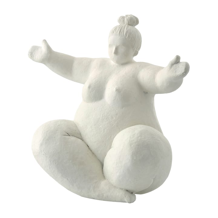 Serafina διακοσμητικό γλυπτό γυναίκας σε αγκαλιά 24 cm - Λευκό - Lene Bjerre