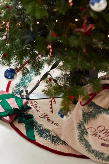 Χαλάκι χριστουγεννιάτικου δέντρο από βαμβακερό/γιούτα Ø110 εκ - Φυσικό - Lexington
