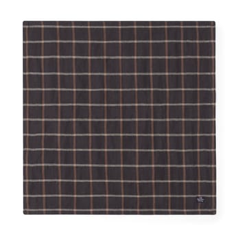 Καρό βαμβακερή λινή πετσέτα 50x50 cm - Dark grey-beige - Lexington