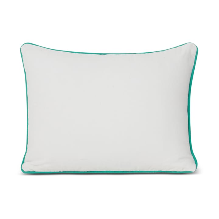 Μαξιλάρι Beach Club Small Embroidered 30x40 cm, Μπλε-λευκό-πράσινο Lexington