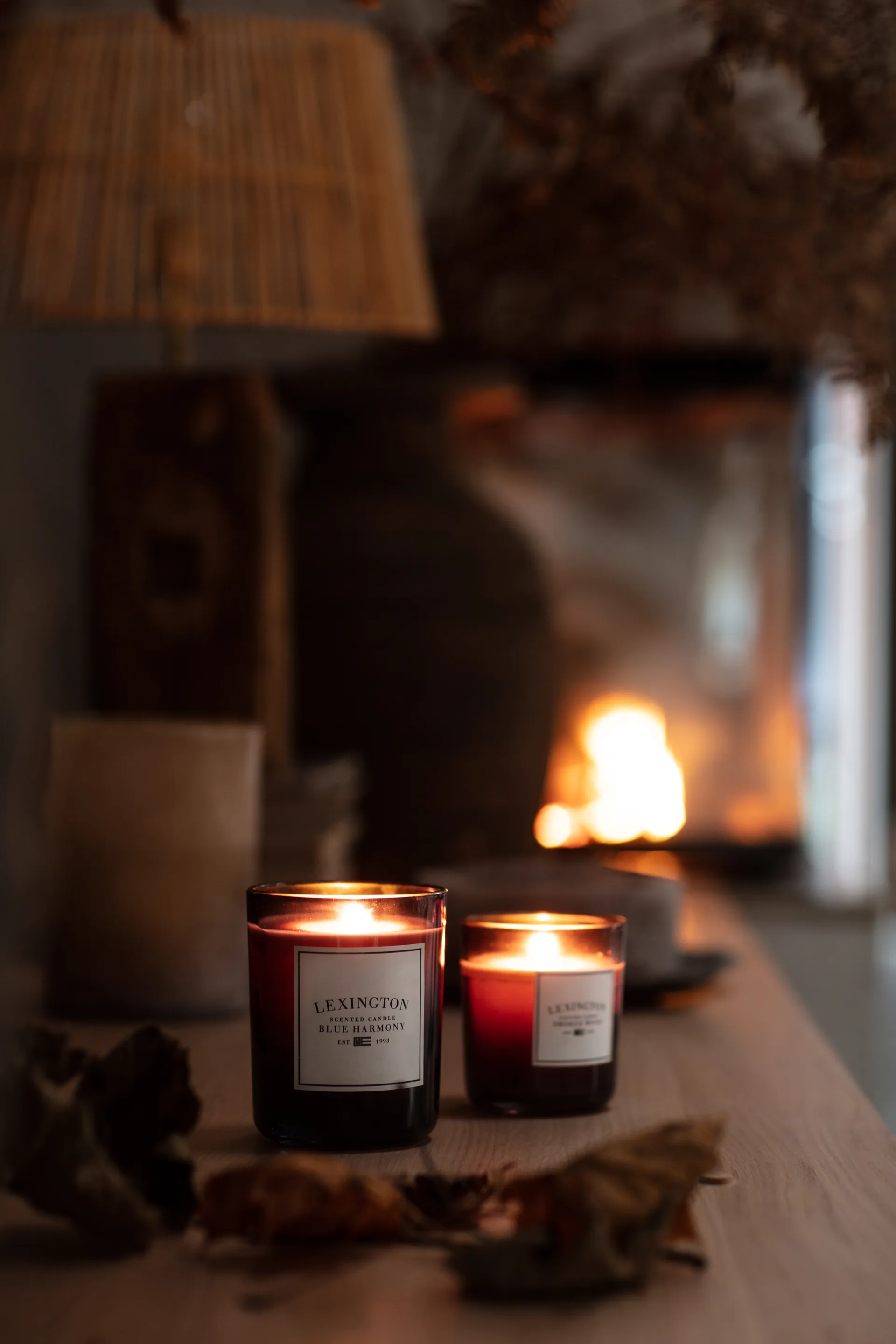 Blue Harmony αρωματικό κερί 60 ώρες, Σκούρο μπλε Lexington