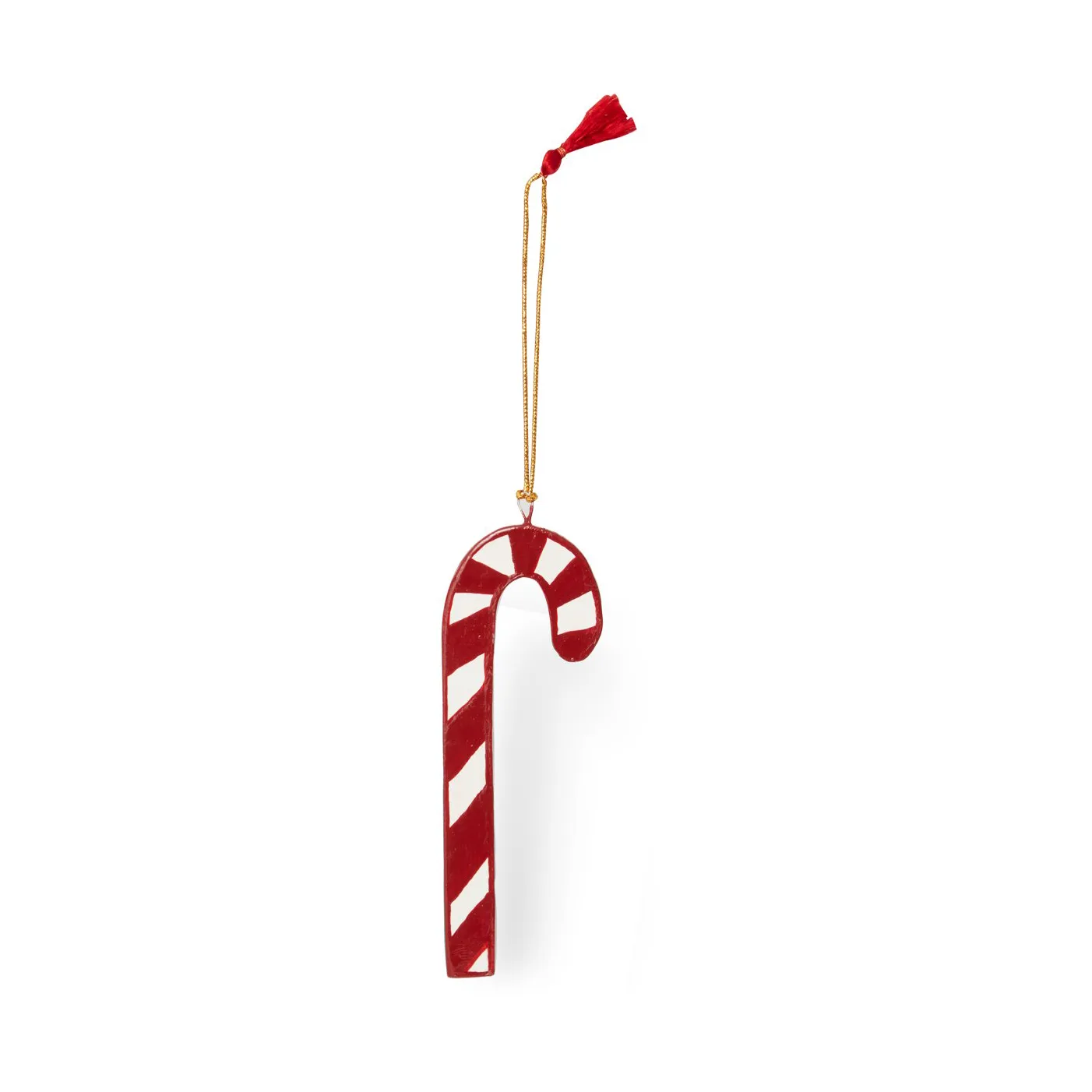 Candy Cane Papier Maché Christmas tree bauble, 12 εκ Lexington