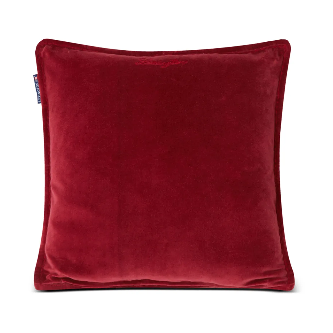 Checked καπιτονέ λινό/βαμβάκι μαξιλαροθήκη 50x50 cm, Green-red-beige Lexington