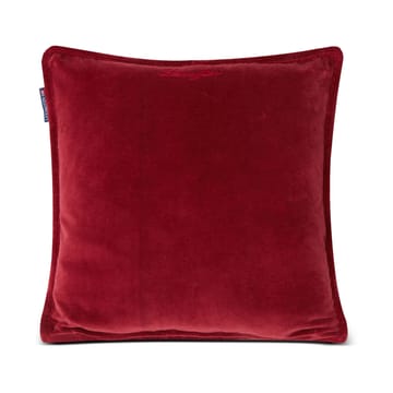 Checked καπιτονέ λινό/βαμβάκι μαξιλαροθήκη 50x50 cm - Green-red-beige - Lexington
