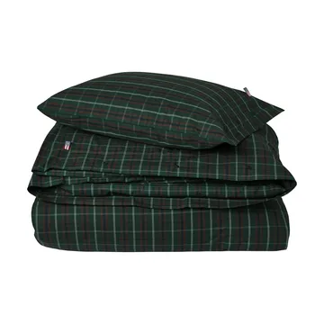 Checked cotton percale σετ κρεβατοκάμαρας - Πράσινο-σκούρο μπλε, 2 τεμάχια 50x60 εκ./1 τεμάχιο 220x220 εκ. - Lexington