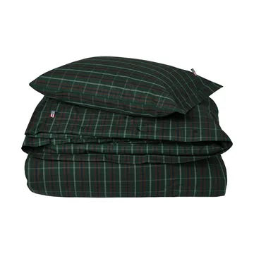 Checked cotton percale σετ κρεβατοκάμαρας - Πράσινο-σκούρο μπλε, 50x60 εκ./150x210 εκ. - Lexington