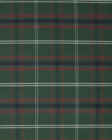Checked cotton percale μαξιλαροθήκη - Πράσινο-σκούρο μπλε, 50x90 εκ. - Lexington