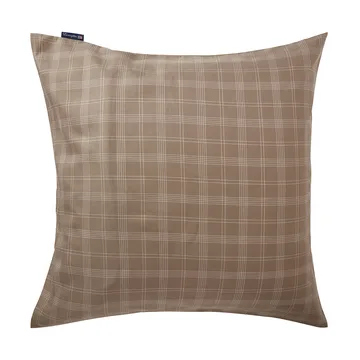Μαξιλαροθήκη Checked Pin Point Oxford 65x65 cm - Brown - Lexington