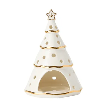 Christmas Tree φανάρι - Λευκό-χρυσό, 16,5 εκ. - Lexington