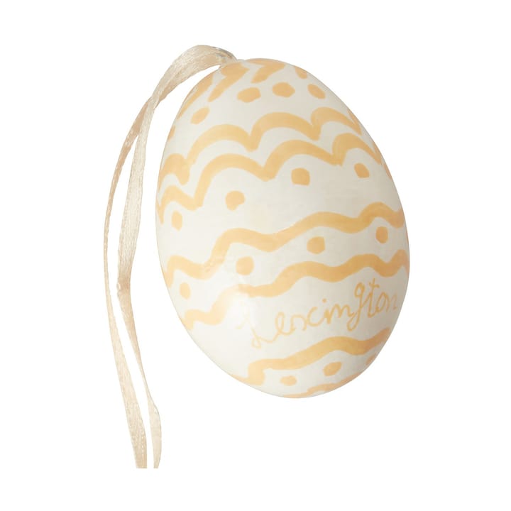 Πασχαλινό κρεμαστό διακοσμητικό Easter Eggs in Papier Maché 2-pack, Green-yellow Lexington