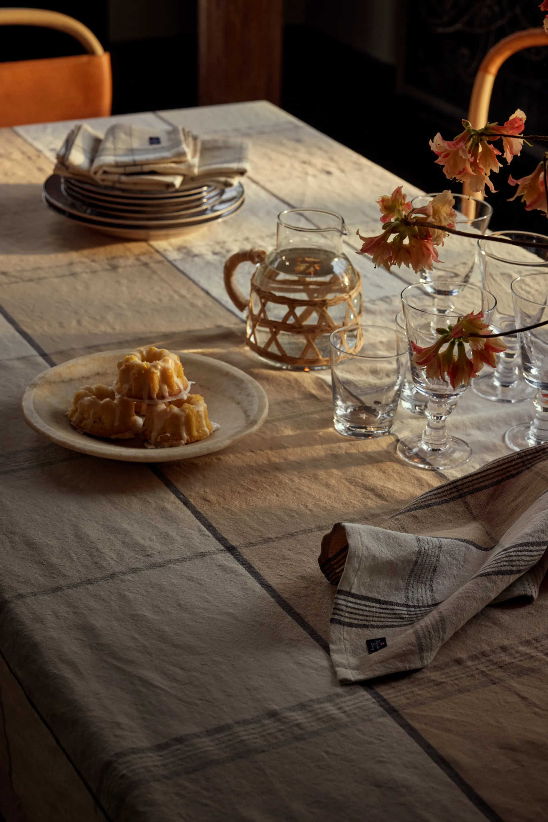 Πασχαλινό τραπεζομάντηλο Easter Linen/Cotton 150x250 cm, Yellow-green Lexington