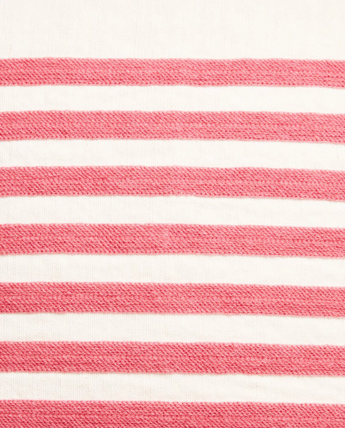Μαξιλαροθήκη Embroidery Striped Linen/Cotton 50x50 cm, Off White-red Lexington