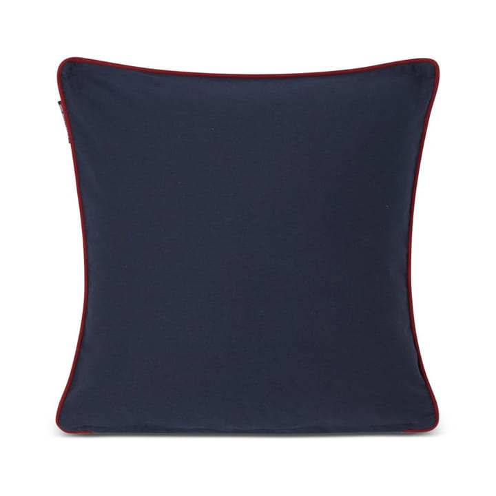 Evening Skis Org Cotton Twill Μαξιλαροθήκη, 50x50 εκ, σκούρο μπλε-λευκό multi Lexington