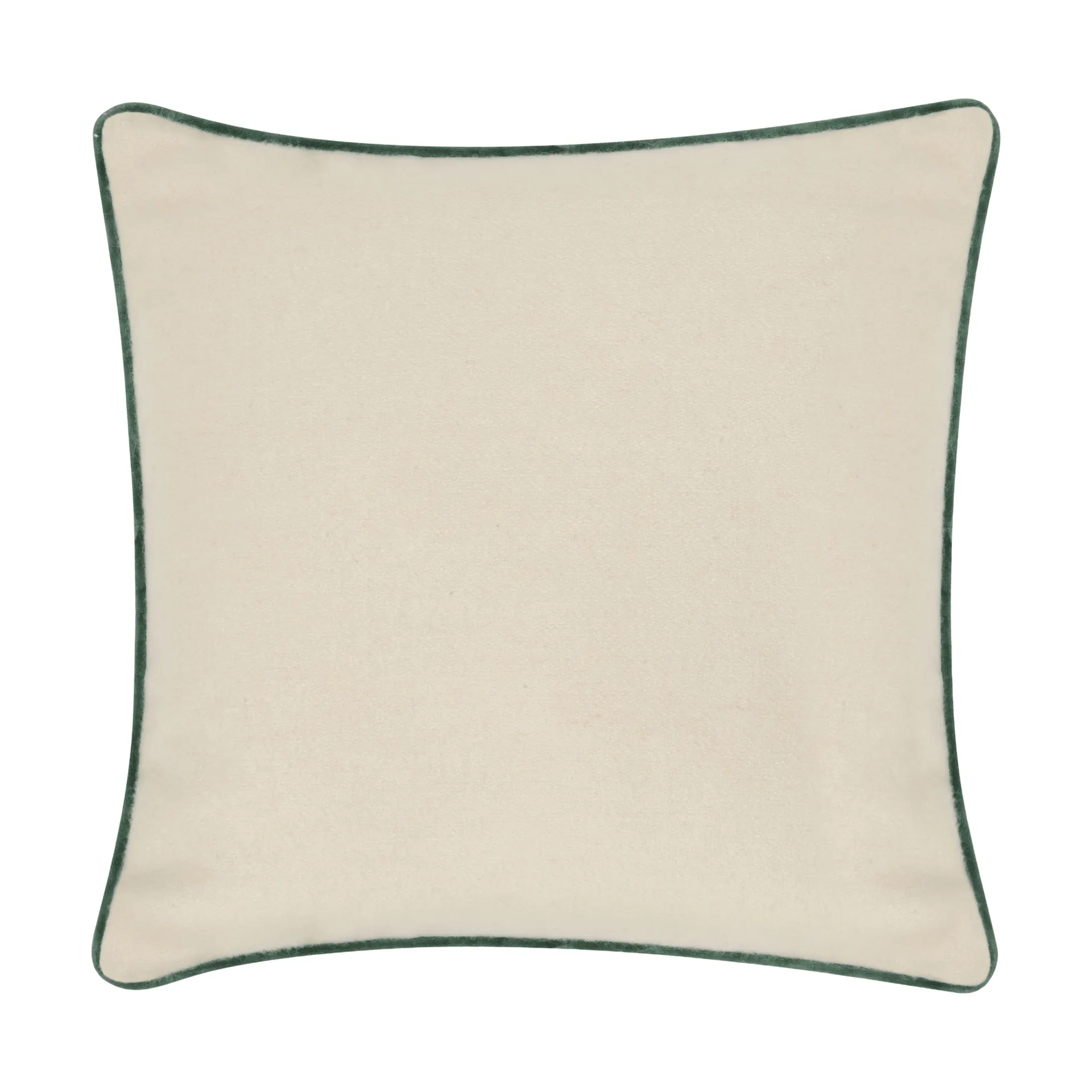 Flower Embroidered Wool Mix μαξιλαροθήκη 50x50 εκ., Ανοιχτό μπεζ-πράσινο Lexington