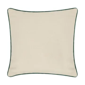Flower Embroidered Wool Mix μαξιλαροθήκη 50x50 εκ. - Ανοιχτό μπεζ-πράσινο - Lexington