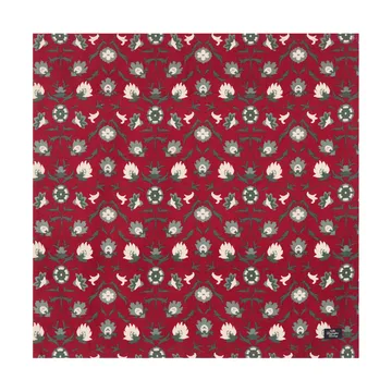 Flower printed οργανικό βαμβάκι χαρτοπετσέτα - Κόκκινο-μπεζ-πράσινο - Lexington