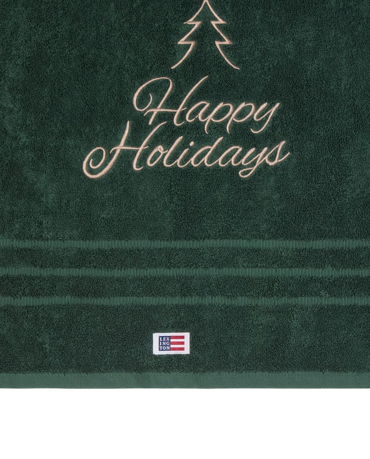 Happy Holidays Juniper οικολογική πετσέτα 50x70 cm, Green-Light Beige Lexington