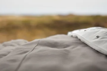 Herringbone Flannel παπλωματοθήκη 150x210 cm - Μπεζ-υπόλευκο - Lexington