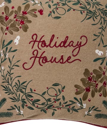 Holiday House μείγμα μαλλιού μαξιλαροθήκη 50x50 cm - Beige-multi - Lexington