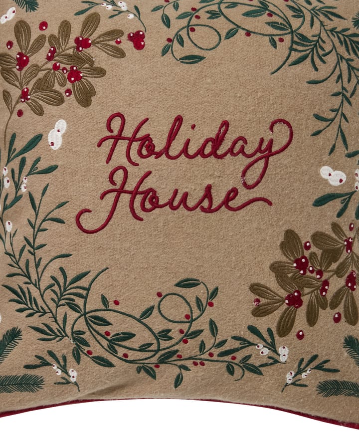 Holiday House μείγμα μαλλιού μαξιλαροθήκη 50x50 cm, Beige-multi Lexington