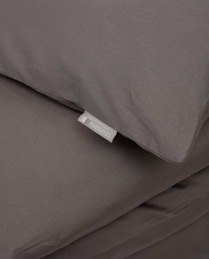 Hotel Cotton Sateen παπλωματοθήκη 150x210 cm, Γκρι του κάρβουνου Lexington