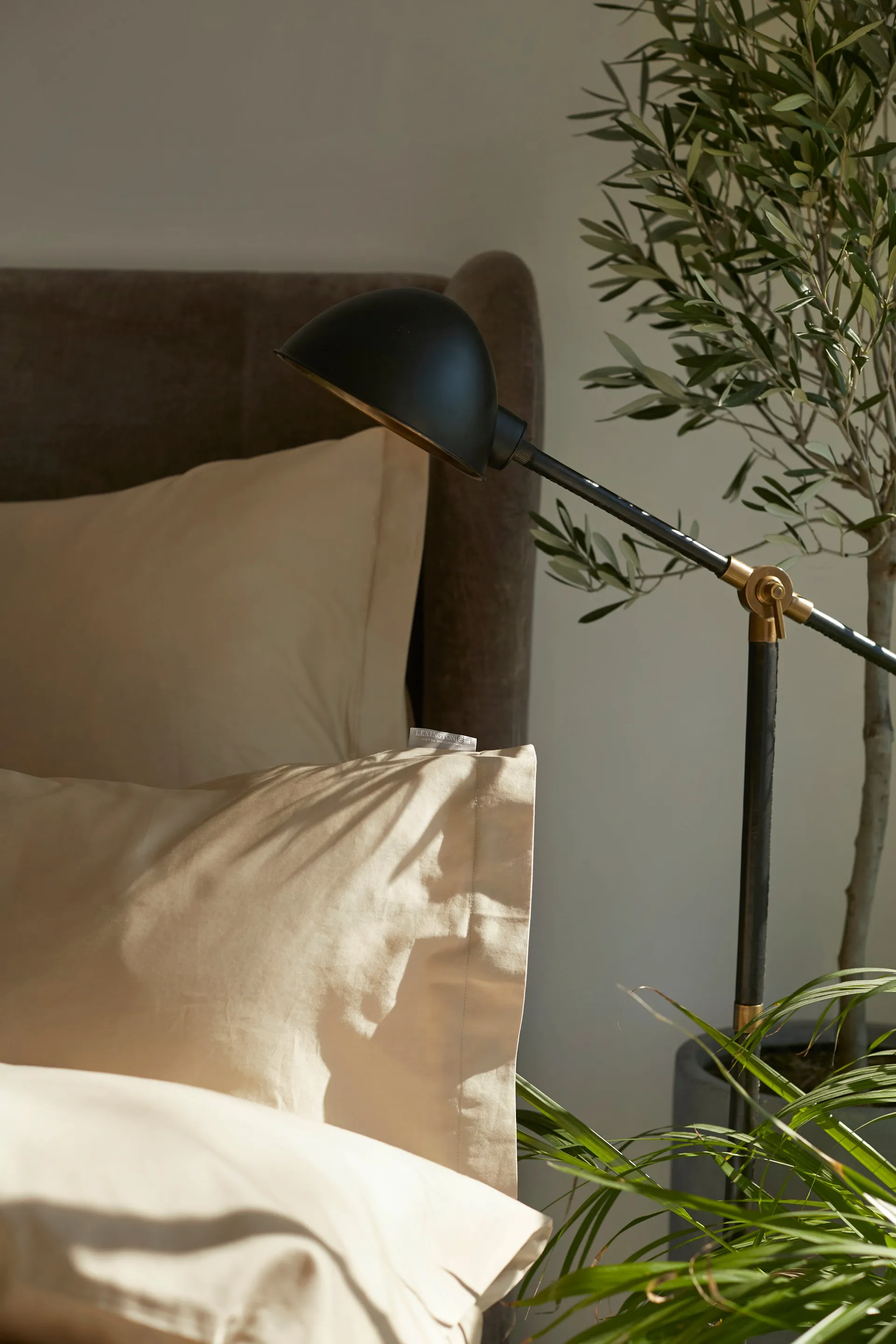 Hotel Cotton Sateen παπλωματοθήκη 220x220 cm, Ανοιχτό μπεζ Lexington