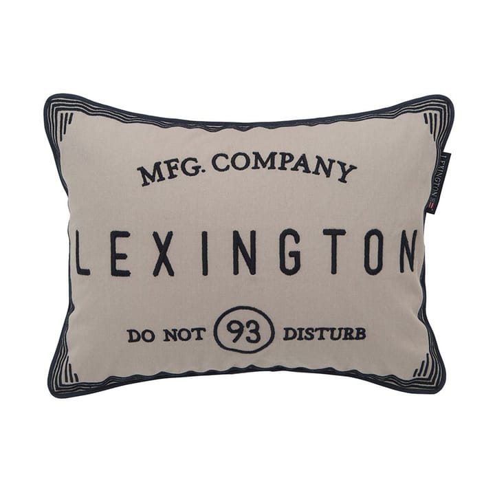 Hotel Do Not Disturb μαξιλαροθήκη 30x40 cm, Μπεζ Lexington