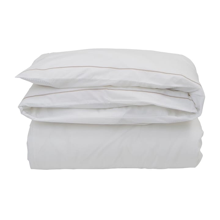 Hotel Percale παπλωματωθήκη 150x210 cm - Λευκό-ανοιχτό μπεζ - Lexington