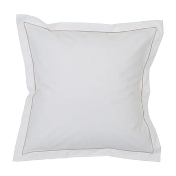 Hotel Percale μαξιλαροθήκη 65x65 cm - Λευκό-ανοιχτό μπεζ - Lexington